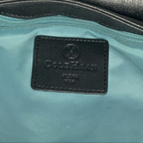 Cole Haan  women  Pure Luxury Leather Black satchel Shoulder Bag - Picture 12 of 14